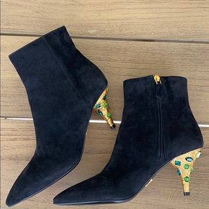 Prada Boots (Jeweled Heel) NWT 🌟